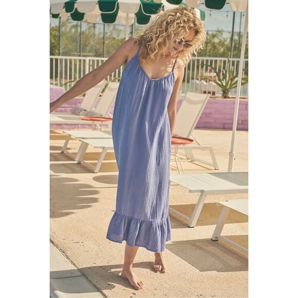 RAILS Jennica Strappy Dress in Periwinkle Size Small casual summer everyday - Picture 1 of 9